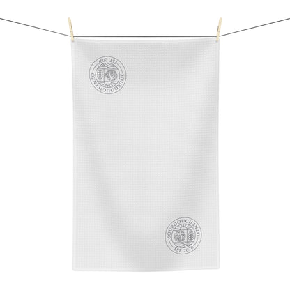 Embroidered Seal Microfiber Tea Towel — Soft Absorbent Kitchen Cloth